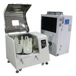 broyeur planétaire à circulation, refroidi par air et à basse température